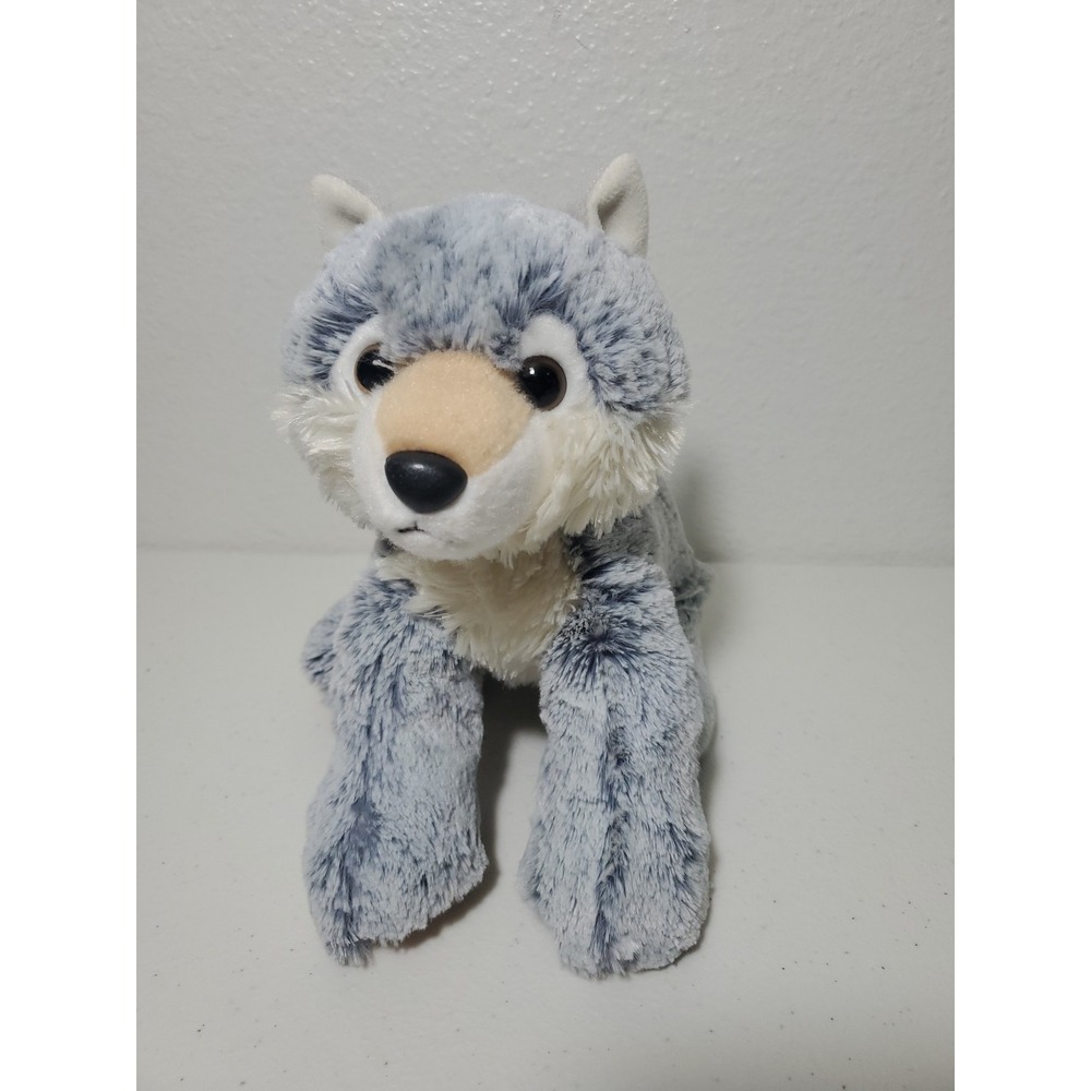 Aurora - Flopsie - Winter Wolf Plush 12" Stuffed Animal LUXE SOFT Realistic
